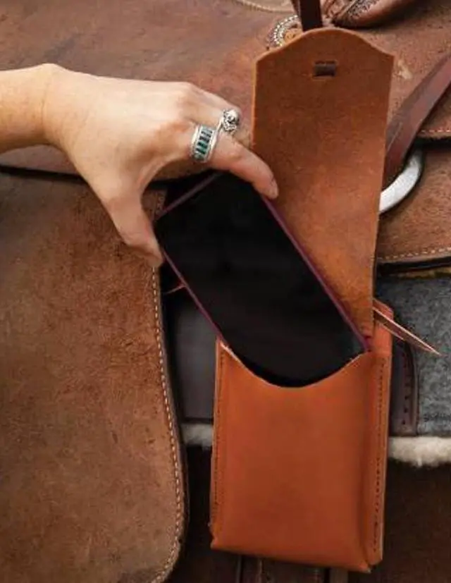 Alt view image 2 of 2 - Professionals Choice Leather Cell Phone Case