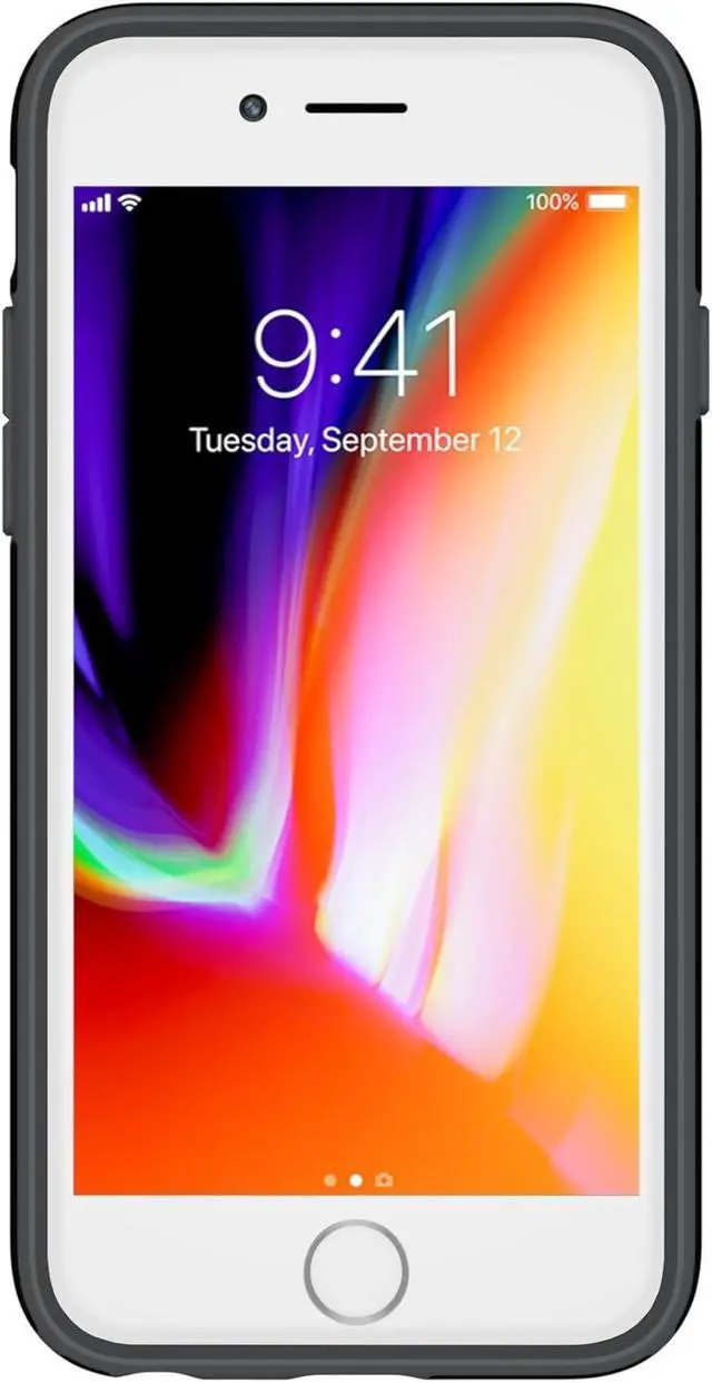 Alt view image 3 of 6 - Products CandyShell Cell Phone Case for iPhone SE (2022)| iPhone SE (2020)| iPhone 8| iPhone 7 - Black/Slate Grey (103161-B565)