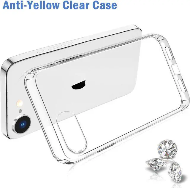 Alt view image 4 of 7 - for iPhone 17e Case for iPhone 16e Case Clear Soft Transparent Shockproof Protective Slim Thin Phone Case Cover for 16e / 17e | Soft Transparent Shockproof Protective Slim Thin