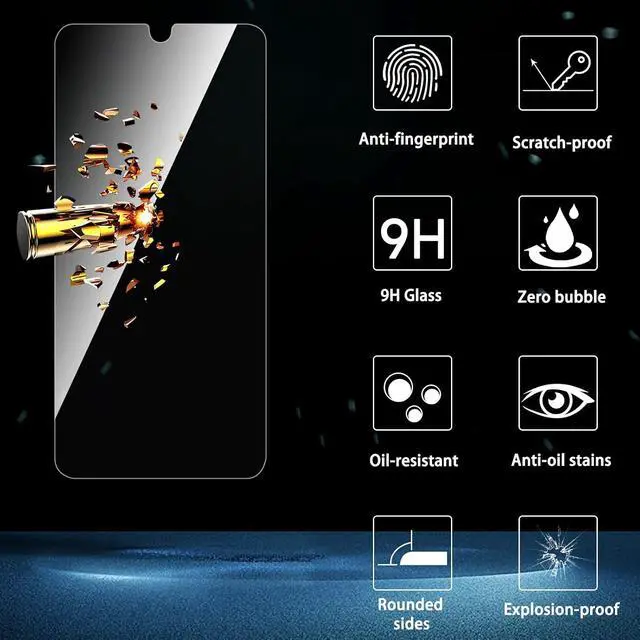 Alt view image 2 of 7 - Slide Camera Case for Galaxy A14 5G/A14 4G Case Black | With Screen Protector With Rotating Kickstand Ring 2 in1 Military Drop Shockproof Heavy Duty Protection Stand Cover