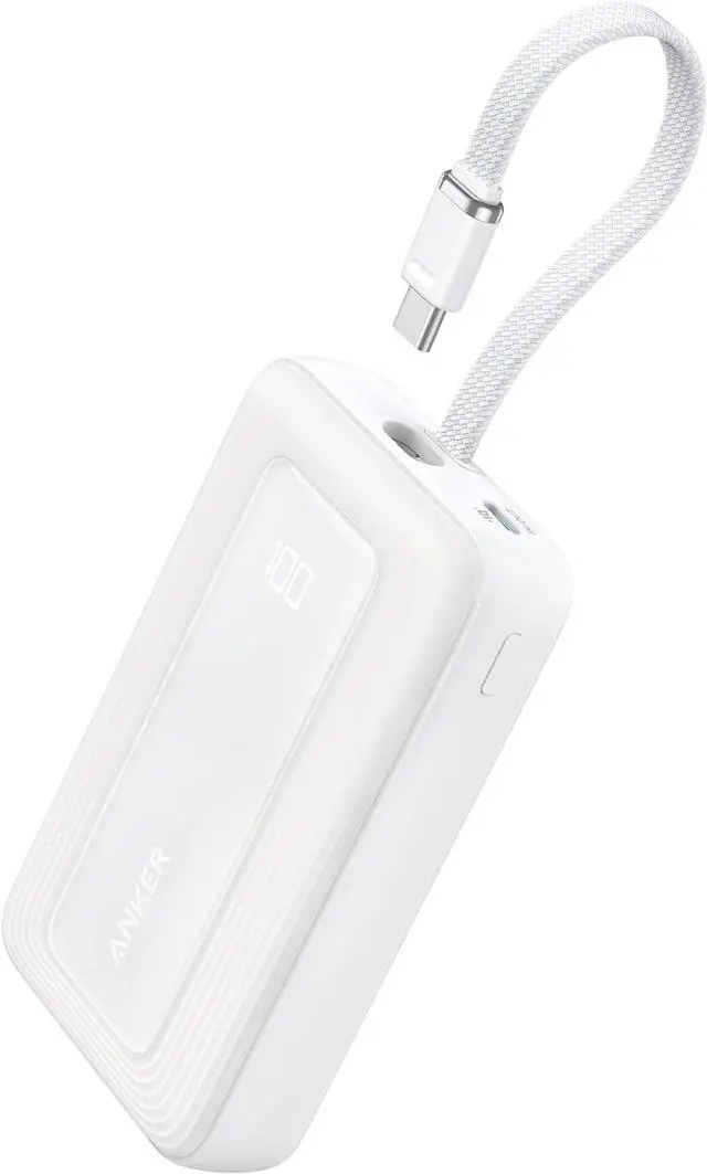 Main image of Power Bank 10 000mAh 30W with USB-C Travel Essential Portable Charger | USB-C Input and Output Fast Charging Battery Pack with a Compact Travel-Ready Design