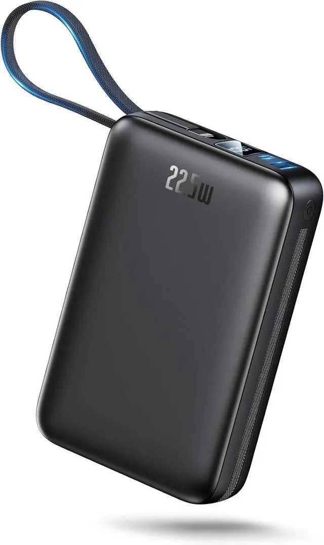 Main image of Portable Charger 50000mAh PD22.5W Fast Charge Power Bank Built-in 2 Cables | Portable Phone Charger for iPhone/Android/ Galaxy Travel Essential (Black)