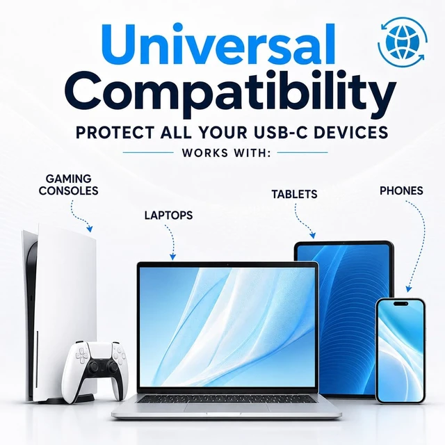 Alt view image 3 of 7 - USB-C Port Blockers 25 Pack with Secure Fit and Easy Removal, Black