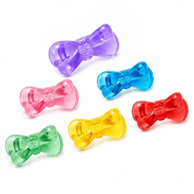 Alt view image 6 of 6 - PortPops Bow USB-C Dust Plugs, 6 Pieces with Cleaning Brush, Decorative Charms for USB-C Devices - Assorted Colors