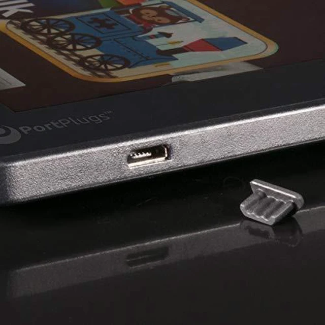 Alt view image 4 of 7 - PortPlugs Micro USB Dust Plugs 50 Pack - Black