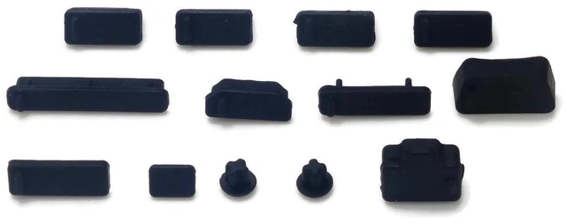 Main image of PortPlugs Laptop Port Dust Plugs 13 Piece Set - Black