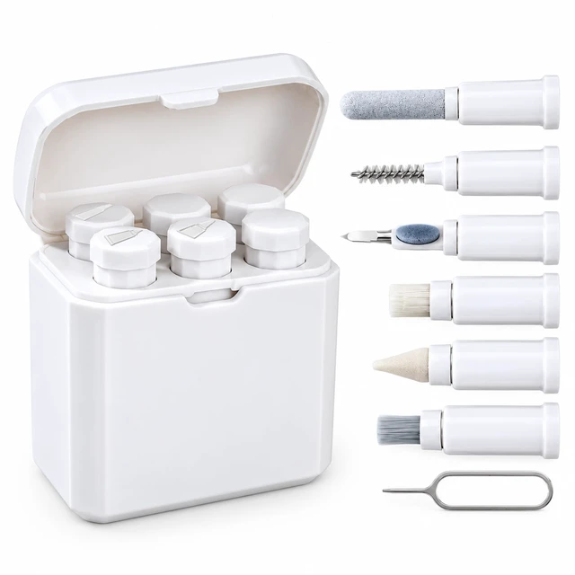 Alt view image 4 of 7 - PortPlugs Mobile Cleaning Kit, 7-in-1 Phone and Electronics Cleaning Tool Set