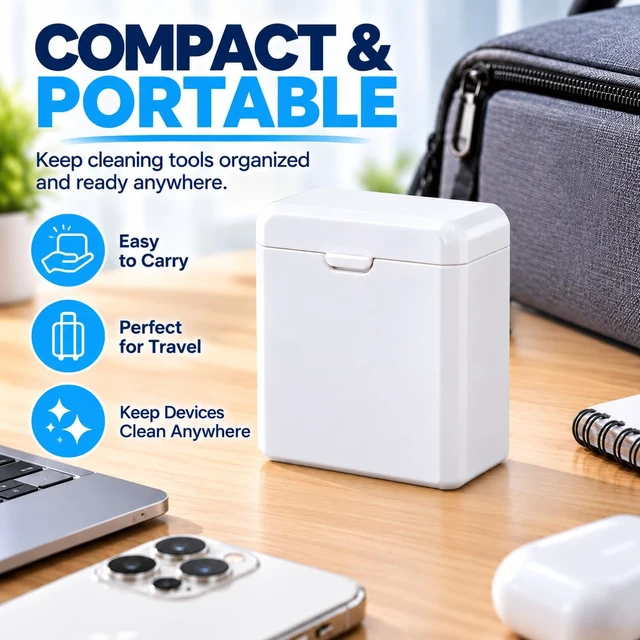 Alt view image 2 of 7 - PortPlugs Mobile Cleaning Kit, 7-in-1 Phone and Electronics Cleaning Tool Set