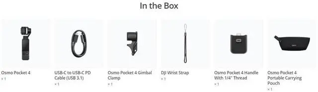 Alt view image 5 of 7 - DJI Osmo Pocket 4 Standard Edition - 1" CMOS Gimbal Camera, 4K/240fps, 107GB Storage, DJI Mic 3, Fill Light, Wide-Angle Lens, Tripod, Vlog Camera * USA In Stock * 1-2 Day Shipping