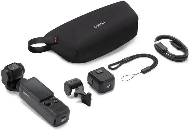Alt view image 6 of 7 - DJI Osmo Pocket 4 Standard Edition - 1" CMOS Gimbal Camera, 4K/240fps, 107GB Storage, DJI Mic 3, Fill Light, Wide-Angle Lens, Tripod, Vlog Camera * USA In Stock * 1-2 Day Shipping