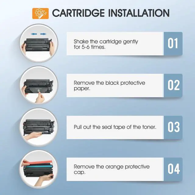 Alt view image 4 of 6 - CF289A 89A Black Toner Cartridge M507 for HP 89X CF289X 2 Pack | Compatible for HP 89A CF289A M507 for LaserJet Enterprise M507n M507dn M507x MFP M528dn M528f M528c M528z M528 Series Printer
