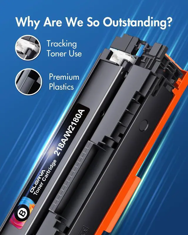 Alt view image 4 of 7 - 218A Comaptible for HP 218A HP 218X Toner Cartridges 4 Pack 3201dw | Replacement for HP 218A 218X Toner Cartridges 4 Pack to use with HP Color LaserJet Pro MFP 3301cdw 3201dw 3301sdw (4 Pack)