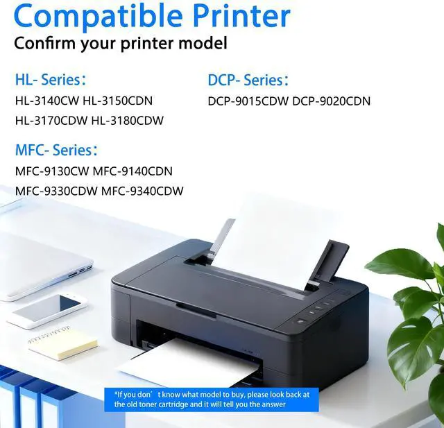 Alt view image 2 of 7 - TN-221 Toner Cartridges 4 Pack Replacement for Brother TN225 TN221 Toner Cartridges use with HL-3140CW HL-3170CDW HL-3180CDW MFC-9330CDW MFC-9340CDW Printer Toner (TN221BK, TN221C, TN221M, TN221Y)