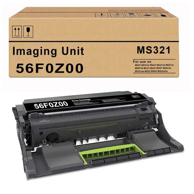 Alt view image 4 of 4 - 56F0Z00 Imaging Unit Replacement for Lexmark MS321 MS321 MS421 MX321 MX421 | Compatible for Lexmark MS321 MS321dn MS421 MS421dw MS521dn MS621dn MX321 MX421 MX521 MX521de MX521ade MX522 MX622 Printer