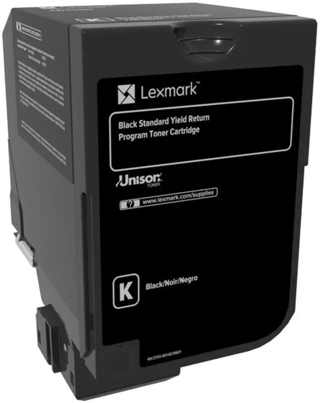 Main image of 74C1SK0 CS720, CS725, CX725 Black Yield Return Program Cartridge Toner