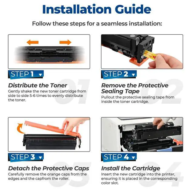 Alt view image 6 of 7 - 37A Toner Cartridges Replacement Enterprise M607, M608, M609 Series for HP 37A 37X Toner (with Chip) CF237A CF237X Works for Enterprise MFP M631, M632, M633 Series Printer 2Pack(2BK)