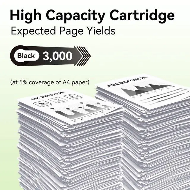 Alt view image 4 of 6 - TN830XL TN830 Toner Cartridges 4 Pack Comapatible for Brother HL-L2460DW | TN830 XL TN-830 Toner Cartridges | DCP-L2640DW L2480DW MFC-L2820DW XL HL-L2405W HL-L2400D 2465DW | Smart Chip | High Yield