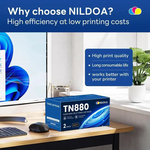 Alt view image 6 of 7 - TN880 TN-880 Toner Cartridge Black Replacement for Brother TN-880 TN880 MFC-L6900DW HL-L6200DW HL-L6250DW Printer Ink, TN8802PK Super High Yield