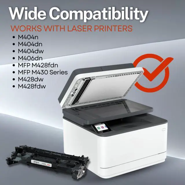 Alt view image 4 of 5 - CF258A MICR 58A MICR Toner Cartridge Secure Check Printing Compatible with HP LaserJet M404DN M404DW M404N MFP M428DW M428FDN M428FDW Enterprise M406DN MFP M430F High Yield