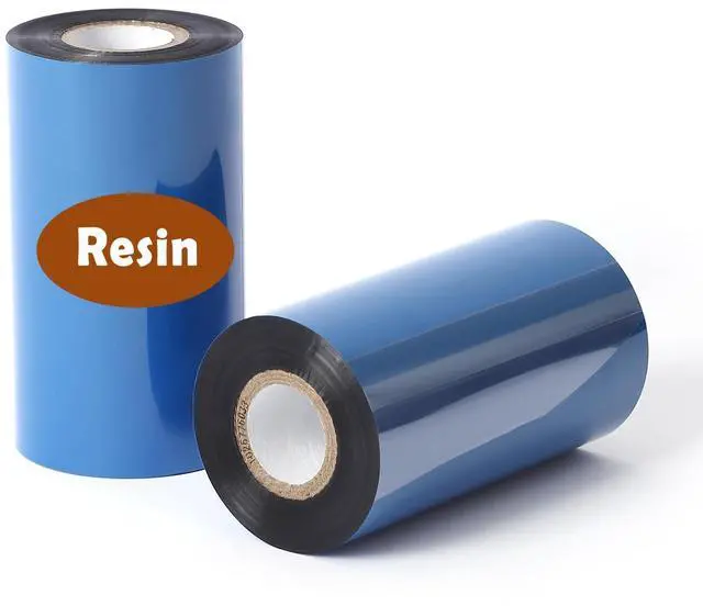 Main image of (10 Rolls) 4.33" x 984' Premium Resin Ribbon, 110mm x 300m Black Thermal Transfer Ribbon for Bar-Code Thermal Label Printers from Zebra, TSC, GoDex, Honeywell, Printronix, Citizen...1'' Core