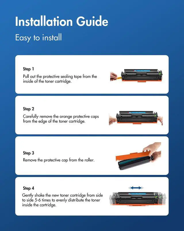 Alt view image 7 of 7 - 206A Compatible Replacement HP 206A Black Toner Cartridge 2 Pack M283fdw | Replacement for HP 206A 206X Compatible with HP Color LaserJet Pro MFP M283fdw M283cdw, M255dw, MFP M283 M255 Series W2110A