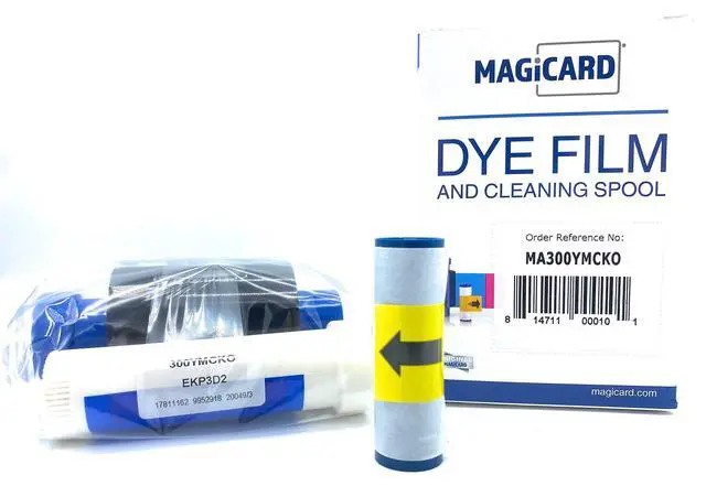 Alt view image 2 of 6 - Magicard MA300YMCKO Color Ribbon Kit (YMCKO, 300 Prints) for Enduro, Rio Pro, and Pronto Series Card Printers Straight from Manufacturer