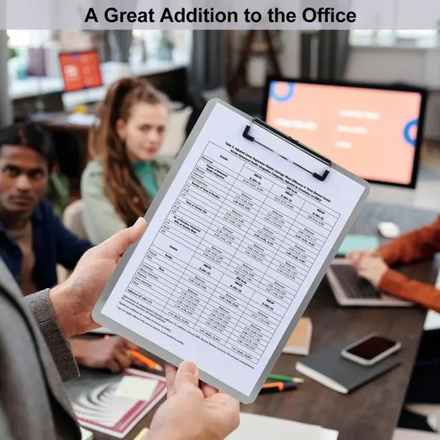Alt view image 7 of 7 - Metal Clipboards, 18 Pack Heavy Duty Aluminum Clipboards 12 x 9 Inches, A4 Letter Sizer Document Holder with Low Profile Clip, Suitable for School, Office, Jobsite or Medical Staff, Silver