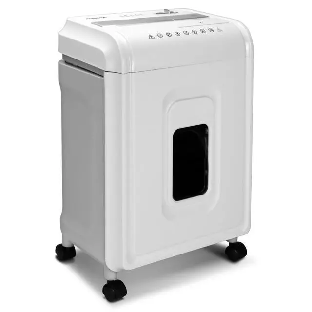 Alt view image 7 of 7 - Anti-Jam 12-Sheet Cross-Cut Paper/CD and Credit Card Shredder with 4 Gallon Pullout Basket/Security Level P-4