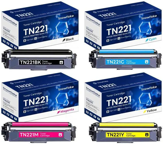 Main image of TN221 TN-221 Toner Cartridges Compatible TN221 TN-221 Ink Cartridge Replacement for Brother TN-221 TN-221 Toner Cartridges MFC-9340CDW MFC-9330CDW HL-3170CDW Toner (4-Pack)