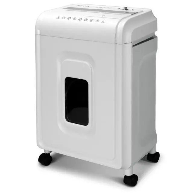 Alt view image 6 of 7 - Anti-Jam 12-Sheet Cross-Cut Paper/CD and Credit Card Shredder with 4 Gallon Pullout Basket/Security Level P-4