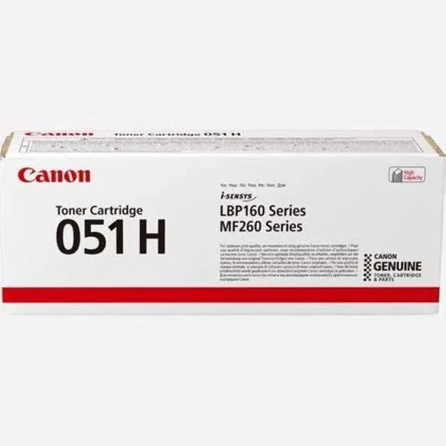 Alt view image 3 of 7 - Genuine 051H Black High Yield Toner Cartridge (2169C001),Yield up to 4,100 Pages for LBP162dw, MF264dw, MF267dw