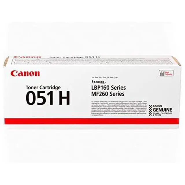 Alt view image 4 of 7 - Genuine 051H Black High Yield Toner Cartridge (2169C001),Yield up to 4,100 Pages for LBP162dw, MF264dw, MF267dw