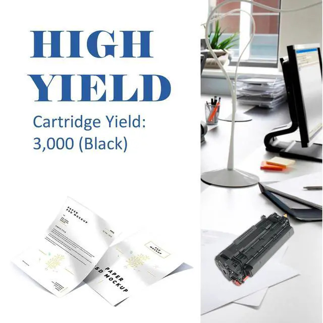 Alt view image 3 of 7 - CF258A 58A Toner Cartridge Black M428fdw M404n 58X CF258X with Chip 4 Pack | Replacement for HP 58A CF258A 58X CF258X for HP LaserJet Pro MFP M428fdn M428dw Pro M404n M404dn M404dw M404 Printer Ink