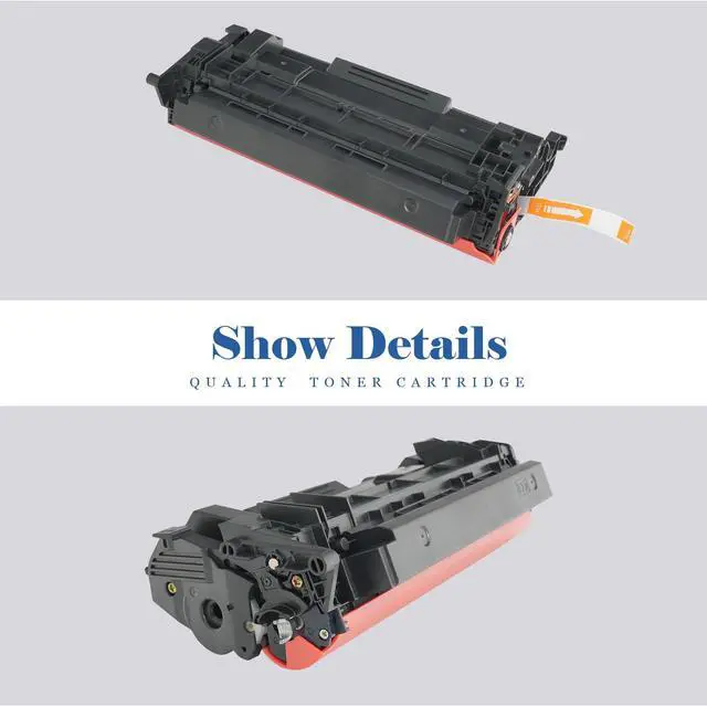 Alt view image 6 of 7 - CF258A 58A Toner Cartridge Black M428fdw M404n 58X CF258X with Chip 4 Pack | Replacement for HP 58A CF258A 58X CF258X for HP LaserJet Pro MFP M428fdn M428dw Pro M404n M404dn M404dw M404 Printer Ink