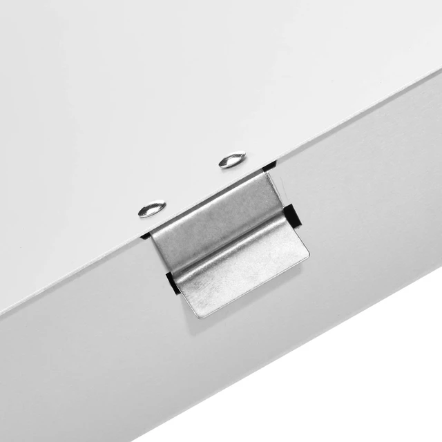 Alt view image 3 of 7 - Aluminum Storage Clipboard - 14" x 9", Two-Tier, Standard Clip, 8-Pack, Silver