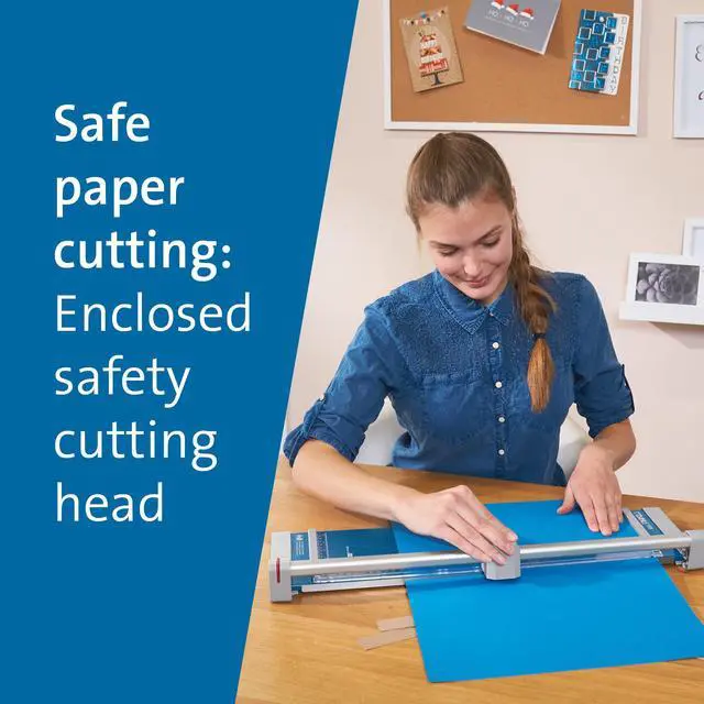 Alt view image 5 of 7 - 508 Personal Rotary Trimmer, 18" Cut Length, 5 Sheet Capacity, Self-Sharpening, Automatic Clamp, German Engineered Paper Cutter