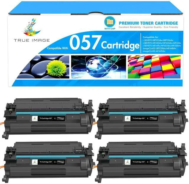 Main image of 057 Toner Cartridge 057H MF455dw MF445dw MF450 Black High Yield 4 Pack | Compatible for Canon ImageCLASS MF445dw MF448dw LBP226dw LBP228dw LBP227dw MF449dw MF445 LBP220 LBP230 MF440 MF450 Printer