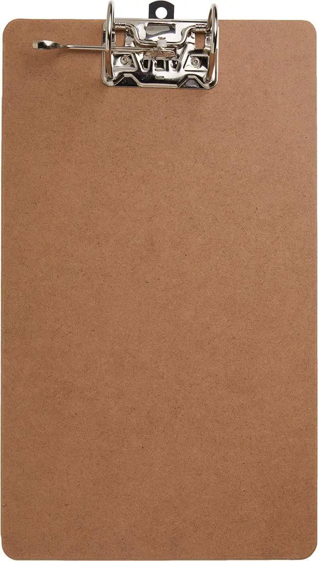 Main image of Recycled Wood Clipboards, Arch Lever Clip, Clipboard, Letter Size (9 x 15.5 Inches), Brown (83120) (Pack of 12)