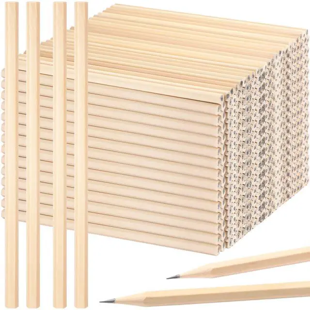 Main image of 1000 Pieces Wooden Hexagonal HB Pencils Bulk Without Erasers