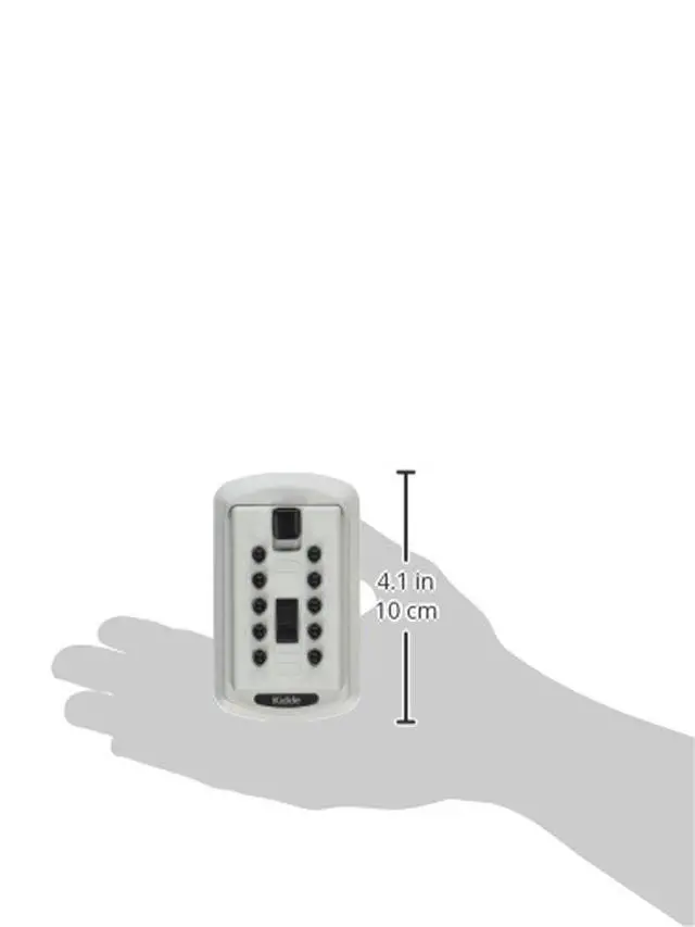 Alt view image 5 of 5 - AccessPoint 001413 KeySafe Original Slimline Push Button Combination Permanent Key Lock Box, 2-Key, White