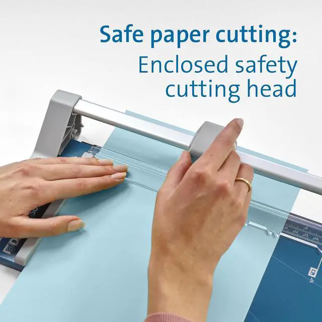 Alt view image 5 of 7 - 507 Personal Rotary Trimmer, 12" Cut Length, 7 Sheet Capacity, Self-Sharpening, Automatic Clamp, German Engineered Paper Cutter