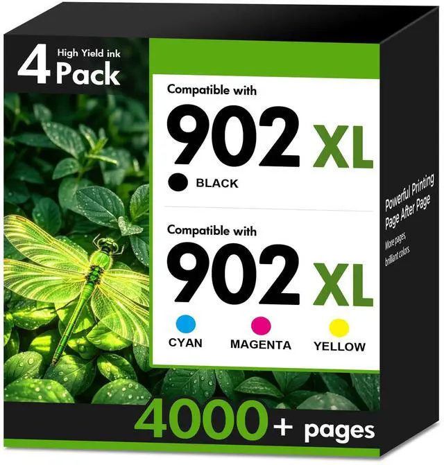 Main image of 902XL 902 6978 Ink Cartridges Black and Color Combo Pack for HP Printers | Compatible for 902 XL for HP Printer OfficeJet Pro 6968 6970 6971 6974 6976 6979 6958 6962 6975 6960 6965