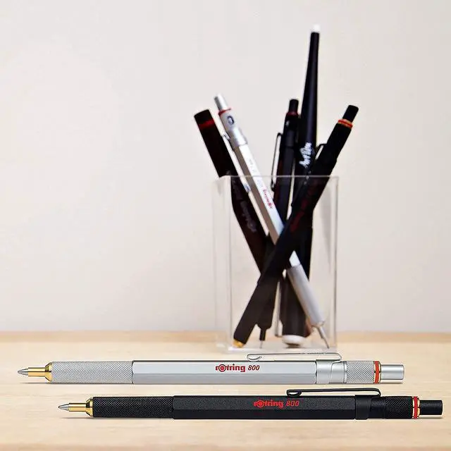 Alt view image 6 of 7 - 800 Retractable Ballpoint Pen, Metal Barrel, Medium Point, Black Ink, Refillable, 1 Count