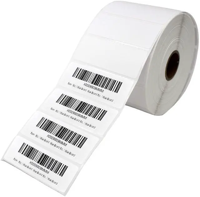 Main image of 2 5/8" X 1 Direct Thermal Labels 2000 Per Roll Perforated | Quality 2 5/8" x 1 direct thermal labels 2000, designed for everyday use