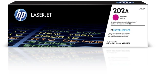 Main image of 202A Magenta Toner Cartridge Printers | Works with Color LaserJet Pro M254, Color LaserJet Pro MFP M281 Series | CF503A