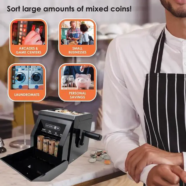 Alt view image 5 of 7 - S18 Manual Coin Sorter and Wrapper