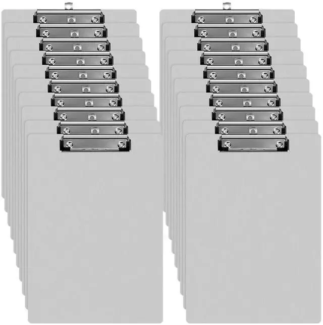 Main image of 24 Pieces Metal Clipboard Bulks Standard A4 Letter Size 12.5 x 9 Inch Aluminum Clipboard Office Low Profile Clip for Classroom Office Supplies Students Back to School