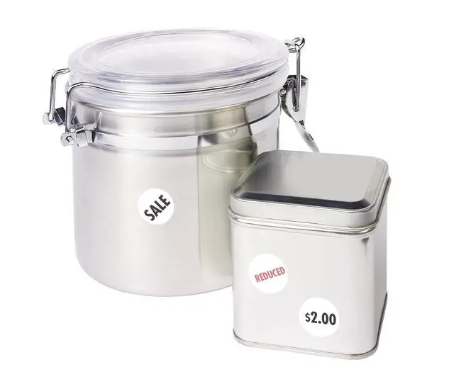 Alt view image 3 of 5 - Removable Print or Write Labels for Laser and Inkjet Printers, 0.75 Inches, Round, 18 Packs (5408)