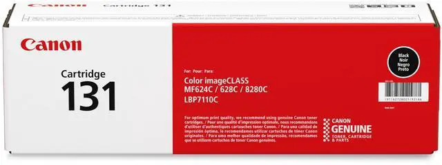 Main image of Genuine Toner, Cartridge 131 Black (6272B001), 1 Pack, for Color imageCLASS MF8280Cw, MF624Cw, MF628Cw, LBP7110Cw Laser Printer