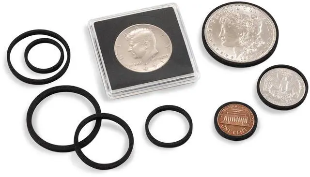 Alt view image 2 of 4 - Lighthouse - QUADRUM 2" x 2" Snaplocks with Universal Insert for US Coins 16-41 mm - Pack of 100